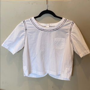 Semi Cropped Ann Taylor Blouse!